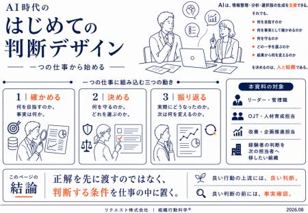 「AI時代の はじめての判断デザイン」本編17ページを