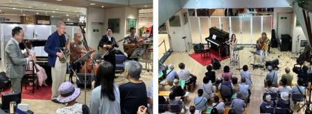 【本厚木ミロード】観覧無料の本格ジャズライブ、人形 【本厚木ミロード】観覧無料の本格ジャズライブ、人形