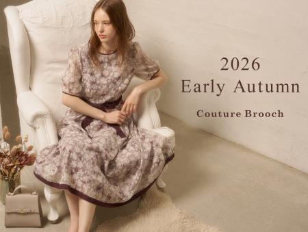 【Couture Brooch】秋の始まりを彩る新作アイテムを8