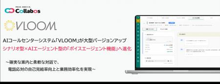 AIコールセンターシステム「VLOOM」が大型バージョン