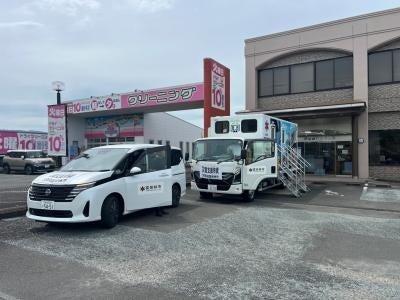 富田林市の災害用トイレトラックが熊本県宇城市へ出動