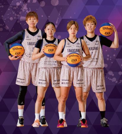 高崎アリーナで合同フードドライブ 女子3人制バスケ 高崎アリーナで合同フードドライブ 女子3人制バスケ