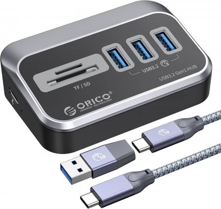 ORICO、SD/microSDカードリーダー内蔵5ポートUSBハブ ORICO、SD/microSDカードリーダー内蔵5ポートUSBハブ