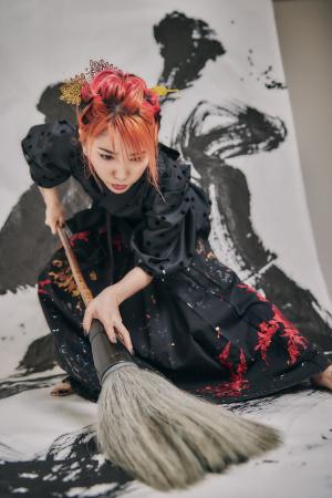 書道アーティスト・原愛梨、ヒルトンプラザ40周年記念 書道アーティスト・原愛梨、ヒルトンプラザ40周年記念
