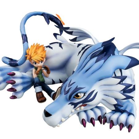 『デジモンアドベンチャー』より、「ガルルモン」とパ