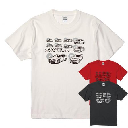 歴代ランエボが一堂に！三菱ランサーエボリューション