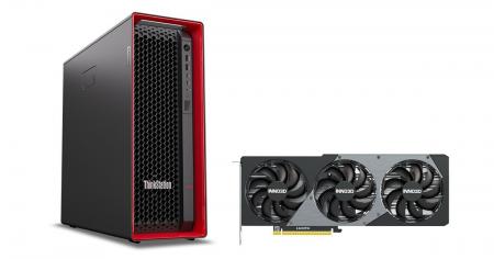 「GeForce RTX 5070 Ti」を搭載した、Lenovo社製ワー 「GeForce RTX 5070 Ti」を搭載した、Lenovo社製ワー