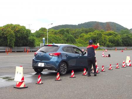 【JAF岡山】公道では試せない 急ブレーキや危険回避 【JAF岡山】公道では試せない 急ブレーキや危険回避