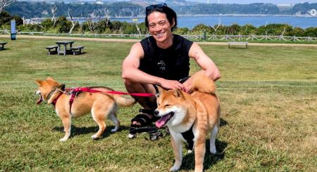 【防災週間】CLAS代表・久保裕丈と愛犬の柴犬“はむす 【防災週間】CLAS代表・久保裕丈と愛犬の柴犬“はむす