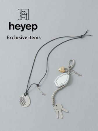 heyep × ROSSO ここでしか出会えない、別注コレクショ