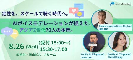 定性を、スケールで聴く時代へ AIボイスモデレーショ 定性を、スケールで聴く時代へ AIボイスモデレーショ