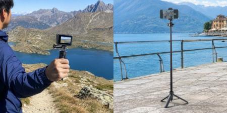 卓上から旅行まで！好みの高さで選べる2WAYミニ三脚3