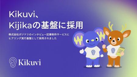 AIヒアリングエージェント「Kikuvi」、コンテンツ制作