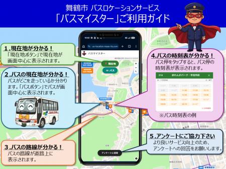 「バスが今どこに？」をリアルタイムで解決！舞鶴市が