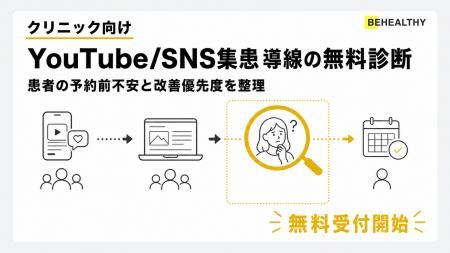 ビーヘルシー、クリニック向け「YouTube/SNS集患導線