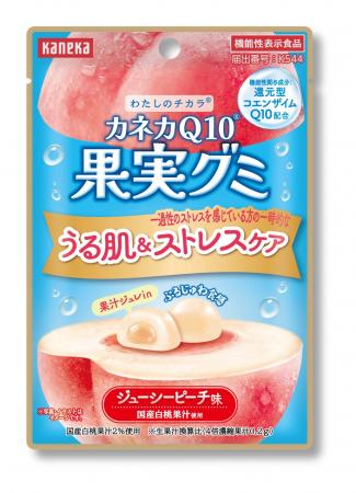 「わたしのチカラ(R) カネカQ10(R)果実グミ」パッケー 「わたしのチカラ(R) カネカQ10(R)果実グミ」パッケー