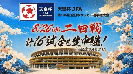 「天皇杯 JFA 第106回全日本サッカー選手権大会」8月2