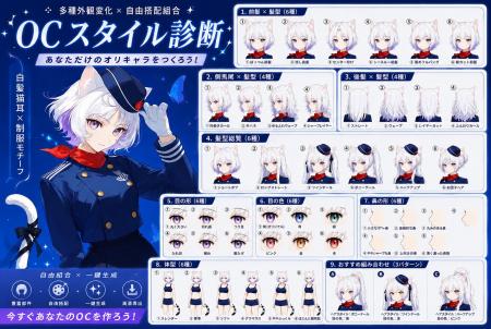 AI創作プラットフォーム「PixAI」、オリキャラのデザ