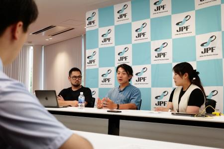 自転車競技日本代表 窪木一茂選手がJPF本社へ来社　上