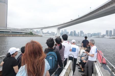 小中学生向けイベント「親子で海から東京港を見てみよ