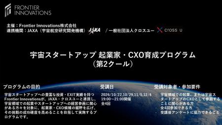 宇宙スタートアップ 起業家・CXO育成プログラム（第2