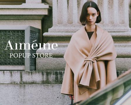 Aimeine（エメイン）、ルミネ有楽町＆ルミネ新宿にて