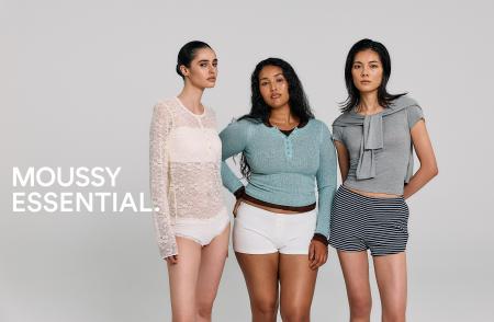 MOUSSY(マウジー)新しいベーシックを提案。 ” 魅せ MOUSSY(マウジー)新しいベーシックを提案。 ” 魅せ