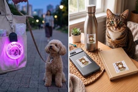 愛犬・愛猫をグッズに！スマホ写真で簡単作成「オリジ