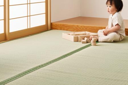 和室にぴったり敷き詰められる！ 長さ調節できる国産
