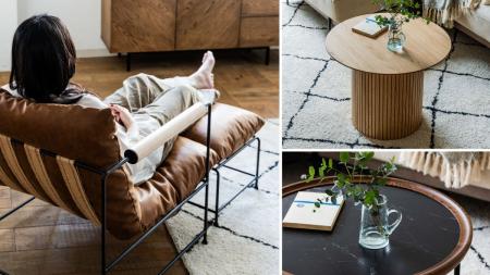 木の温もりとモダンな上品さが両立した、リビング・ダ