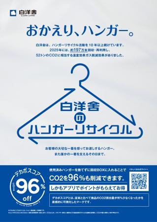 【Earth hacks×白洋舍】使用済みハンガーのさらなる回
