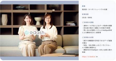 株式会社100、e-dash株式会社のHubSpot活用事例を公開 株式会社100、e-dash株式会社のHubSpot活用事例を公開