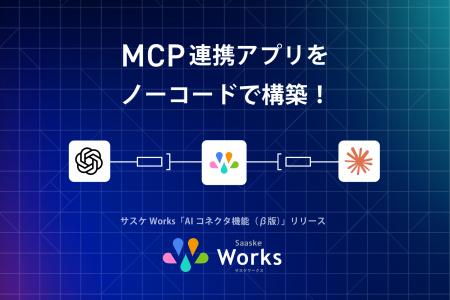 「サスケWorks」、ノーコードでのAI連携を実現する「A 「サスケWorks」、ノーコードでのAI連携を実現する「A