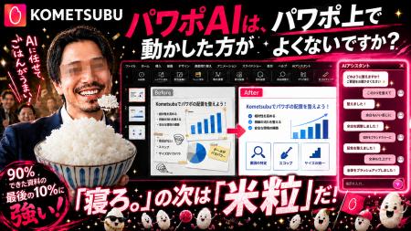 Timewitch、PowerPoint業務効率化AIツール「Kometsubu