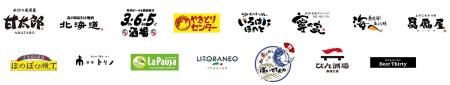 株式会社コロワイドダイニングの25ブランド190店舗に 株式会社コロワイドダイニングの25ブランド190店舗に