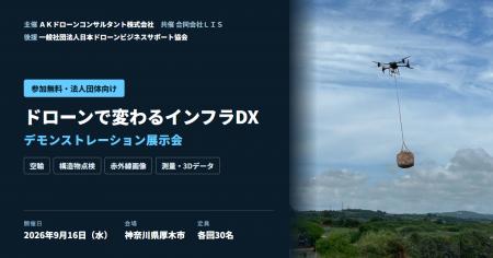 ドローンで変わるインフラDXデモンストレーション展示 ドローンで変わるインフラDXデモンストレーション展示