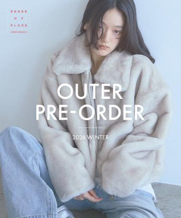 SENSE OF PLACE 2026 AW OUTER 　洗練されたシルエッ