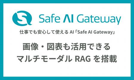 生成AI「Safe AI Gateway」、画像・図表も活用できる