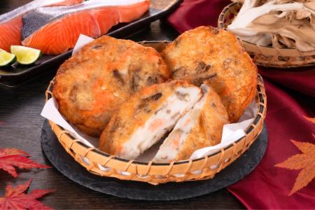 【磯揚げまる天】旬の味覚を楽しむ 秋季限定商品「鮭