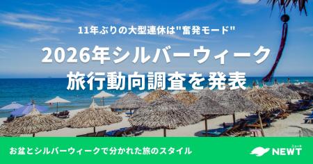 旅行アプリ『NEWT（ニュート）』、2026年 シルバーウ