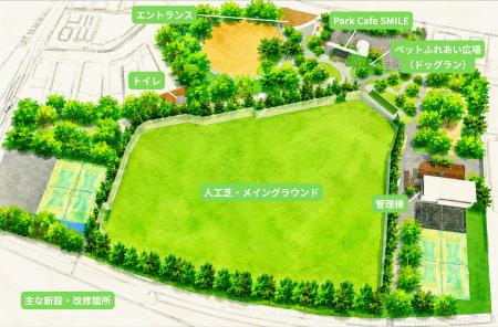 吹田市最大級のスポーツ・地域交流拠点「中の島公園・