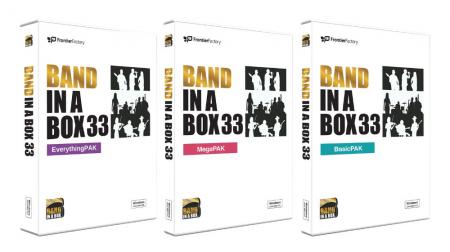 自動作曲ソフト『Band-in-a-Box 33 for Mac』メイン画