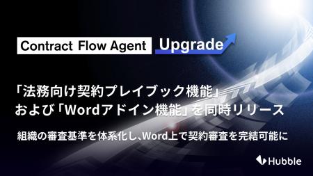 「法務向け契約プレイブック機能」および「Word アド