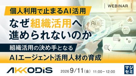 『個人利用で止まるAI活用、なぜ組織活用へ進められな 『個人利用で止まるAI活用、なぜ組織活用へ進められな