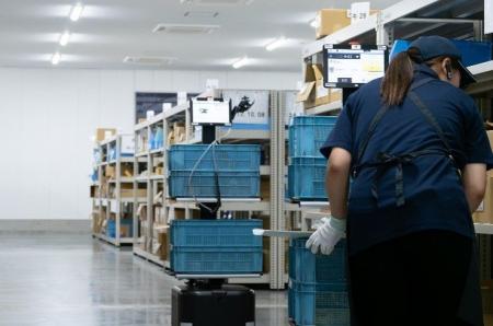 ラピュタロボティクス、オリオン機械の物流工程におけ