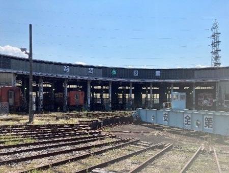 「後藤総合車両所米子支所内扇形車庫見学ツアー」10～