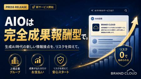 ブランドクラウド、施策実行を「完全成果報酬型」とし