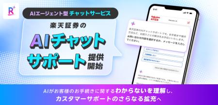 AIエージェント型チャットサービス「楽天証券のAIチャ