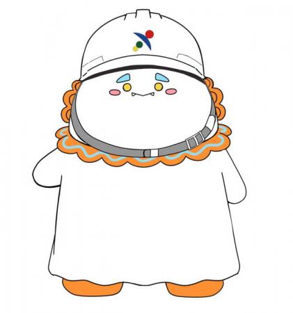 伊丹の総合建設業・神田組に、ゆるキャラ広報部長「し