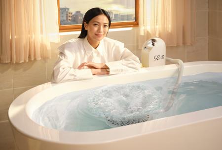 全身を揺らす泡トレーニング※1で、引き締まった身体へ
